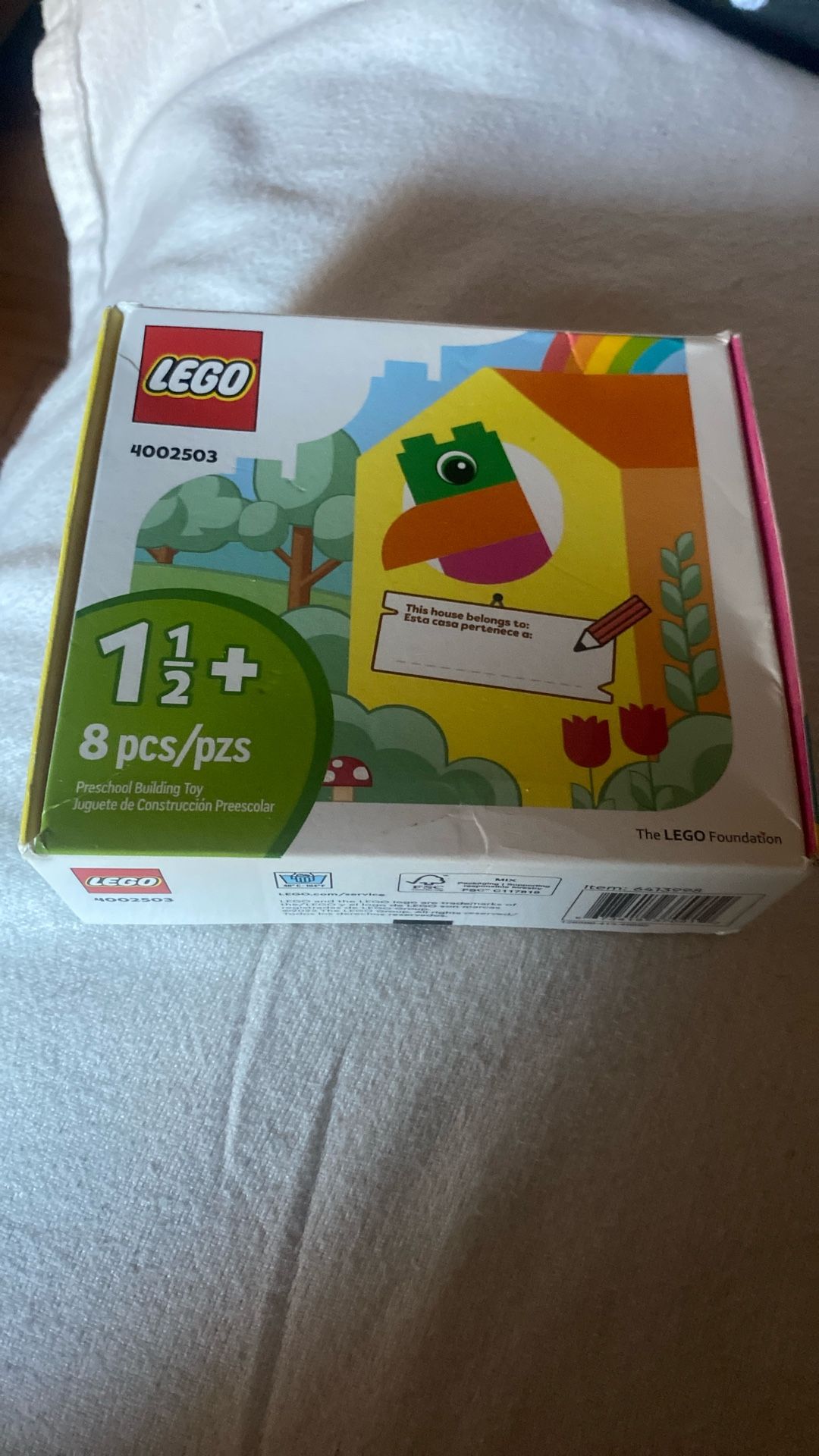 LEGO 8 Piece For Age 1.5 And Up