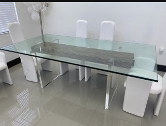 six-seat dining set