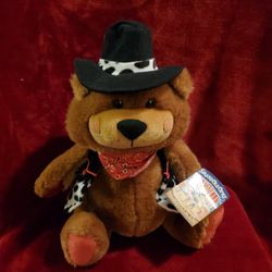 Grand Ole Opry HOOCH Plush Sitting Brown Bear 1995