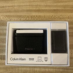 Calvin Klein Card Case With Money Clip