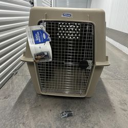 New PetMate Ultra Vari Kennel XL Dog Kennel Crate 48” 90-125 Pounds 4 Way Vault Door Airline