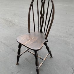 Vintage Solid Wood Chair Good Condition 