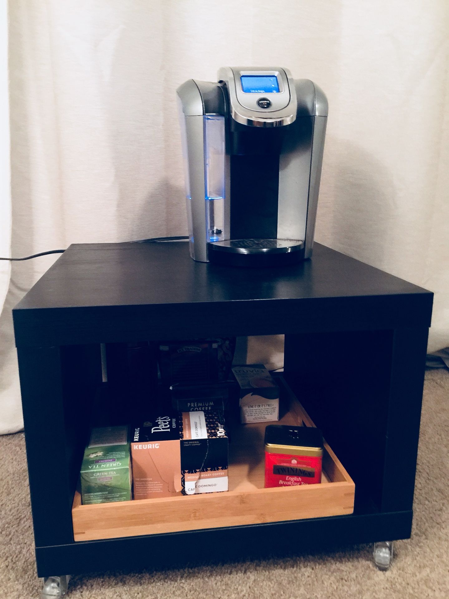 Black coffee table