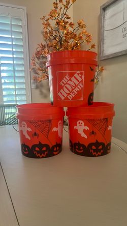 Home Depot Halloween Buckets. New