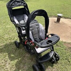 USED Sit And Stand Double Stroller
