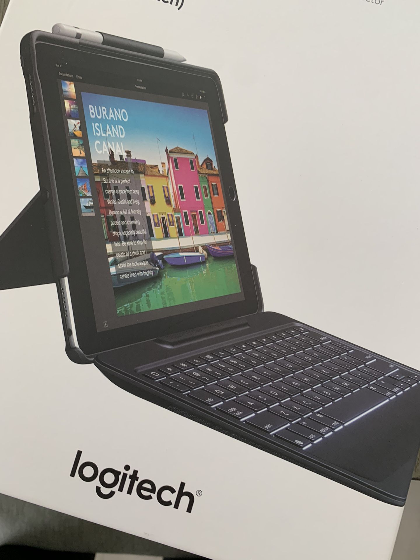 Logitech Slim Combo Keyboard