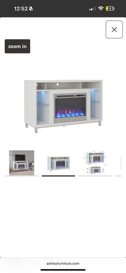 Entertainment Center With Fireplace