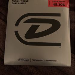 Bass guitar strings