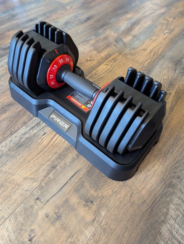 55 LBS Adjustable Single Dumbbell