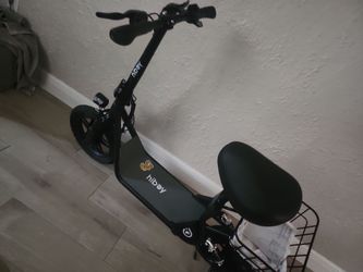 Hiboy Electric Scooter with Seat and Basket