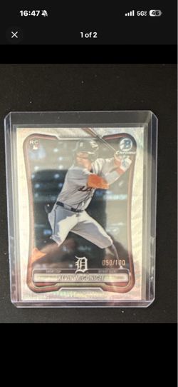 2026 Bowman Chrome Prospects Konnor Griffin RC #6 Wave Refractor 050/100
