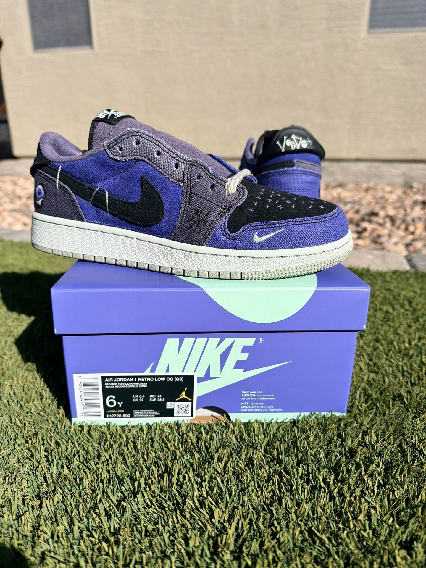  Nike Air Jordan 1 Retro Low OG Zion Williamson Voodoo Alternate NEW/RECEIPT SIZE: 6Y (GS) FIRM FIRM $135 CASH ONLY!