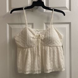 Brand New Winter White Baby Doll Lace Top Sizes XL & XXL $5.00 Each