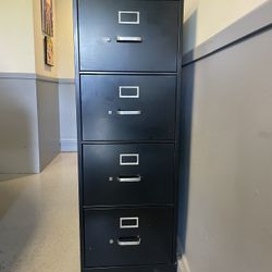 HON 4-Drawer Legal Metal Filing Cabinet