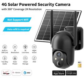 4G Solar Security Camera