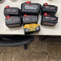 Milwaukee And Dewalt Battery $500 For All 