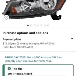 Pair Of LED Headlights