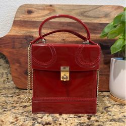 ♥️ Burgundy - Box Of Secrets Handbag
