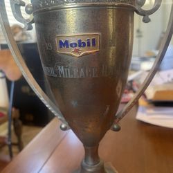 Mobile Gas Company 1961 Mobile Mileage Rally Trophy