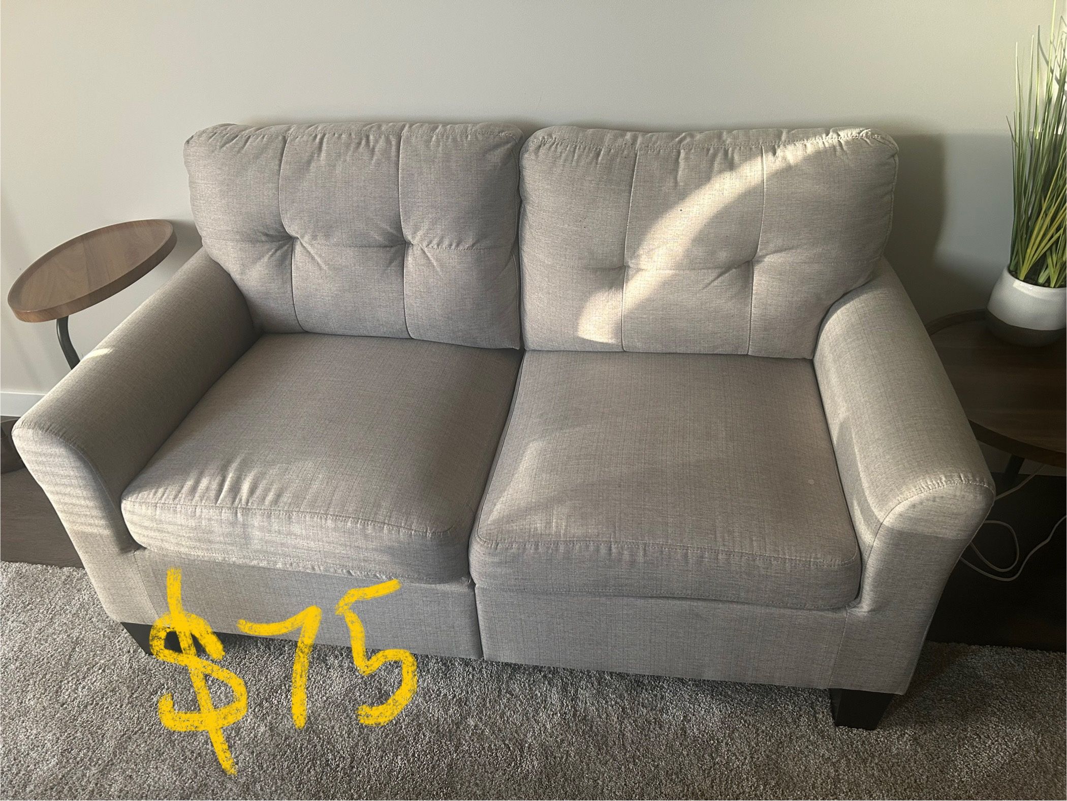 Small space love seat 