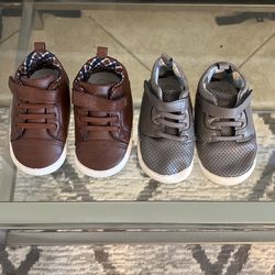Toddler Boy Shoes 12-18 Months. Both Pairs For $5