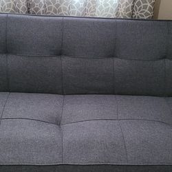 2 Sofa Bed 2 Armchair With Otman & 4 Matching Pillows curtains & machine Rug