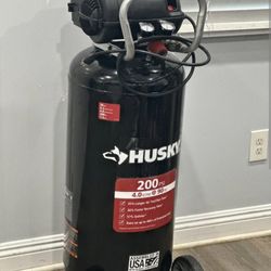 Husky 20 Gal. 200 PSI Oil Free Portable Vertical Electric Air Compressor