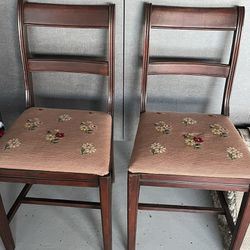 Antique Embroidery Chairs / 2