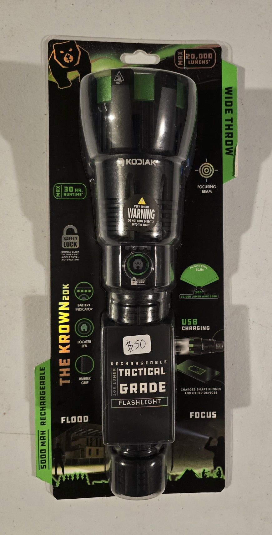 Flashlight 20,000LM