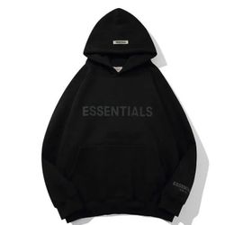 essential hoodie Black