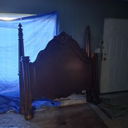 Solid Wood Bedroom Suite  California King 