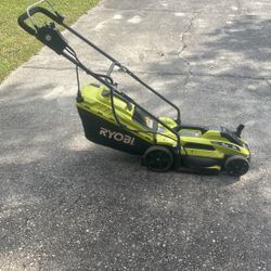 Corded Ryobi Lawnmower 