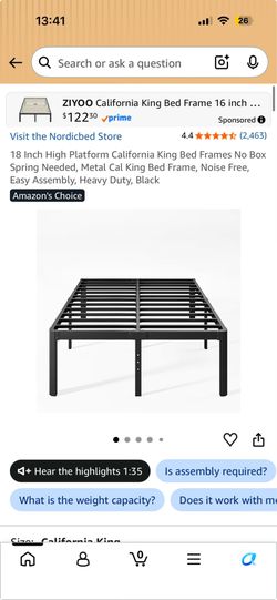 California King Bed Frame