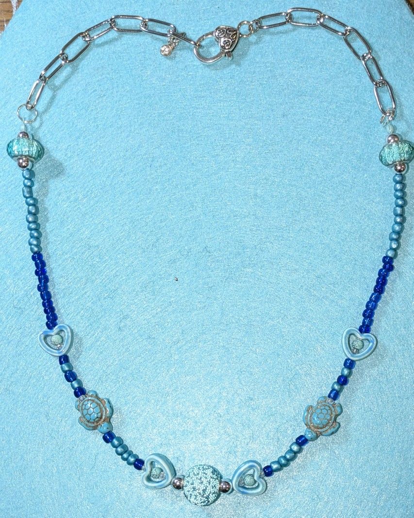 "I've Got The Blues" necklace