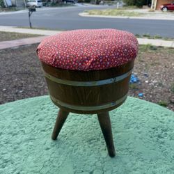 Vintage Tripod Sewing Bucket