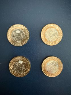 Mexican World Cup coins set of 4