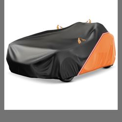 Polaris Slingshot Full Car Cover, Heavy Duty Oxford Fabric Weather Protective Vehicle Cover With Reflective Strip And Windproof Buckle, For Polaris Sl