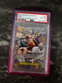 One Piece Enel OP05 Special Alternate Art PSA 10