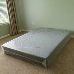 Queen Box Spring | Heavy-Duty Wood & Steel Construction | Factory Sealed, Never Used | Low Profile & Standard | Delivery Available