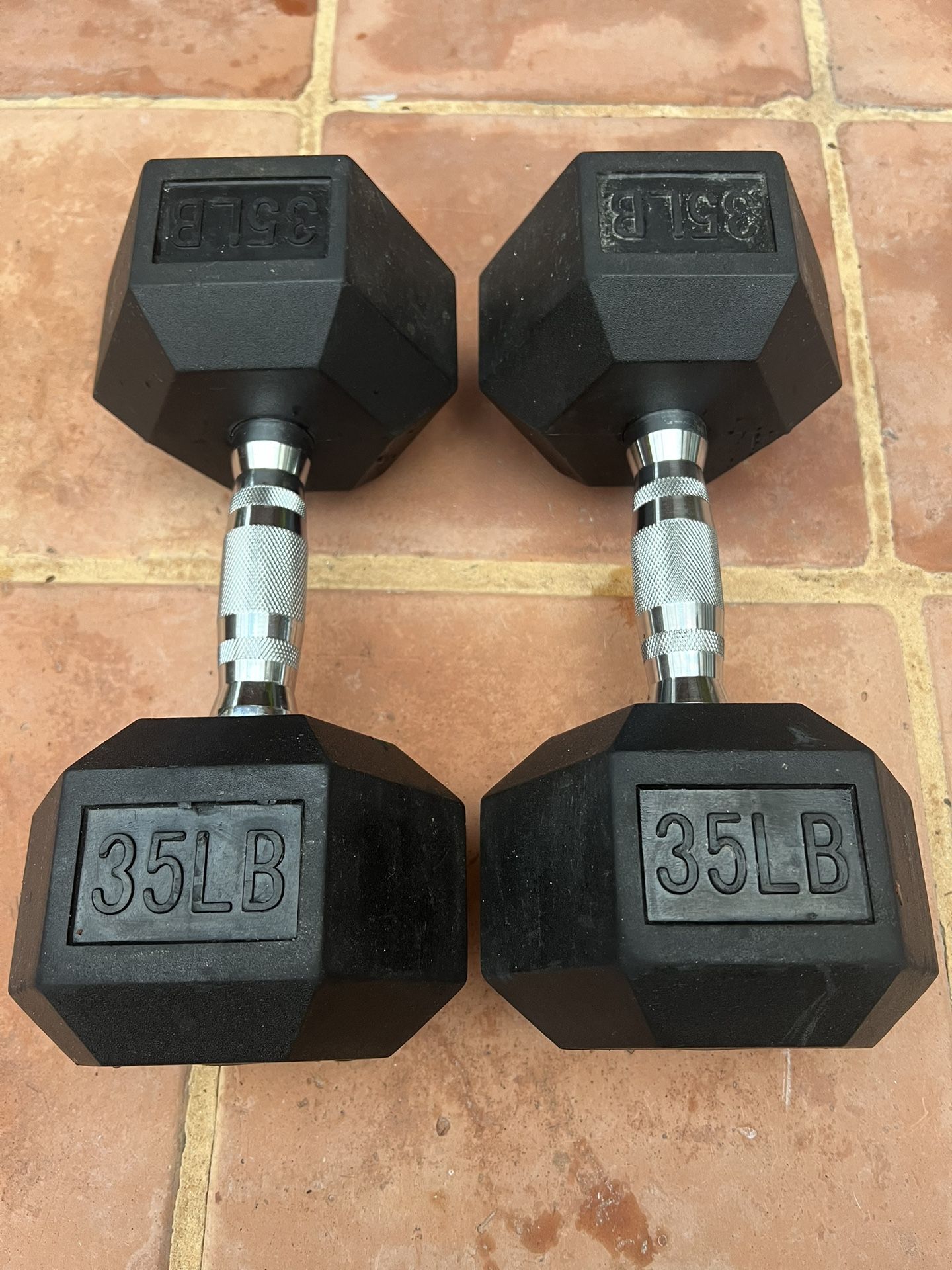 35 Pound Dumbbells