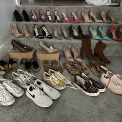 Huge High Heels Shoes Tennis Bundle Lot Size 6.5-7 $150 Price Firm 