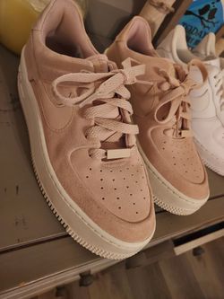 2 pairs Air force Ones women's size 7 1/2.