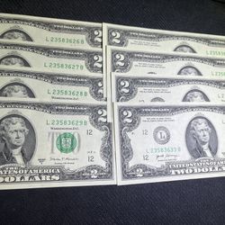 $2 Bill Notes 