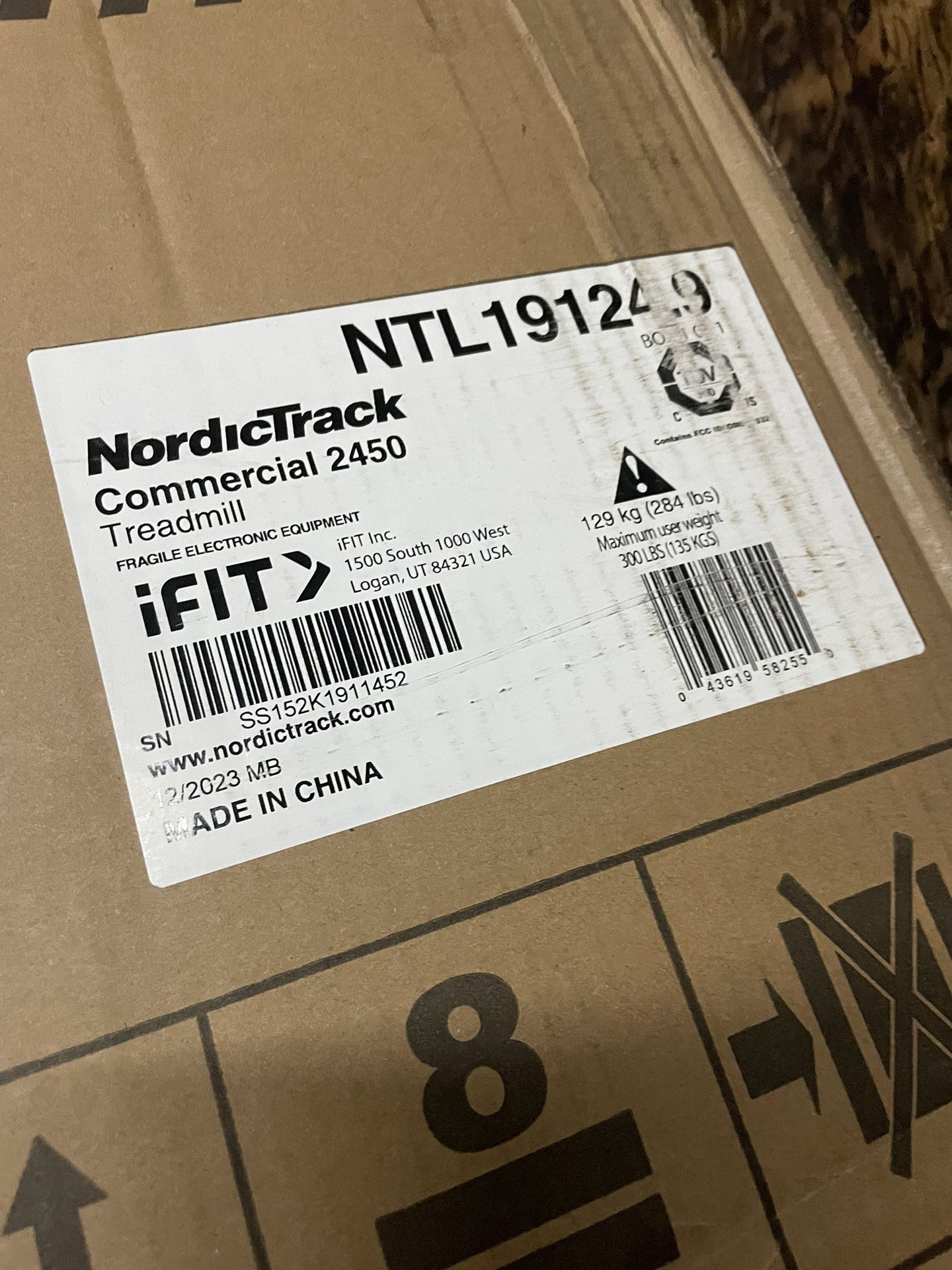 Brand new NordicTrack commercial 1250 treadmill
