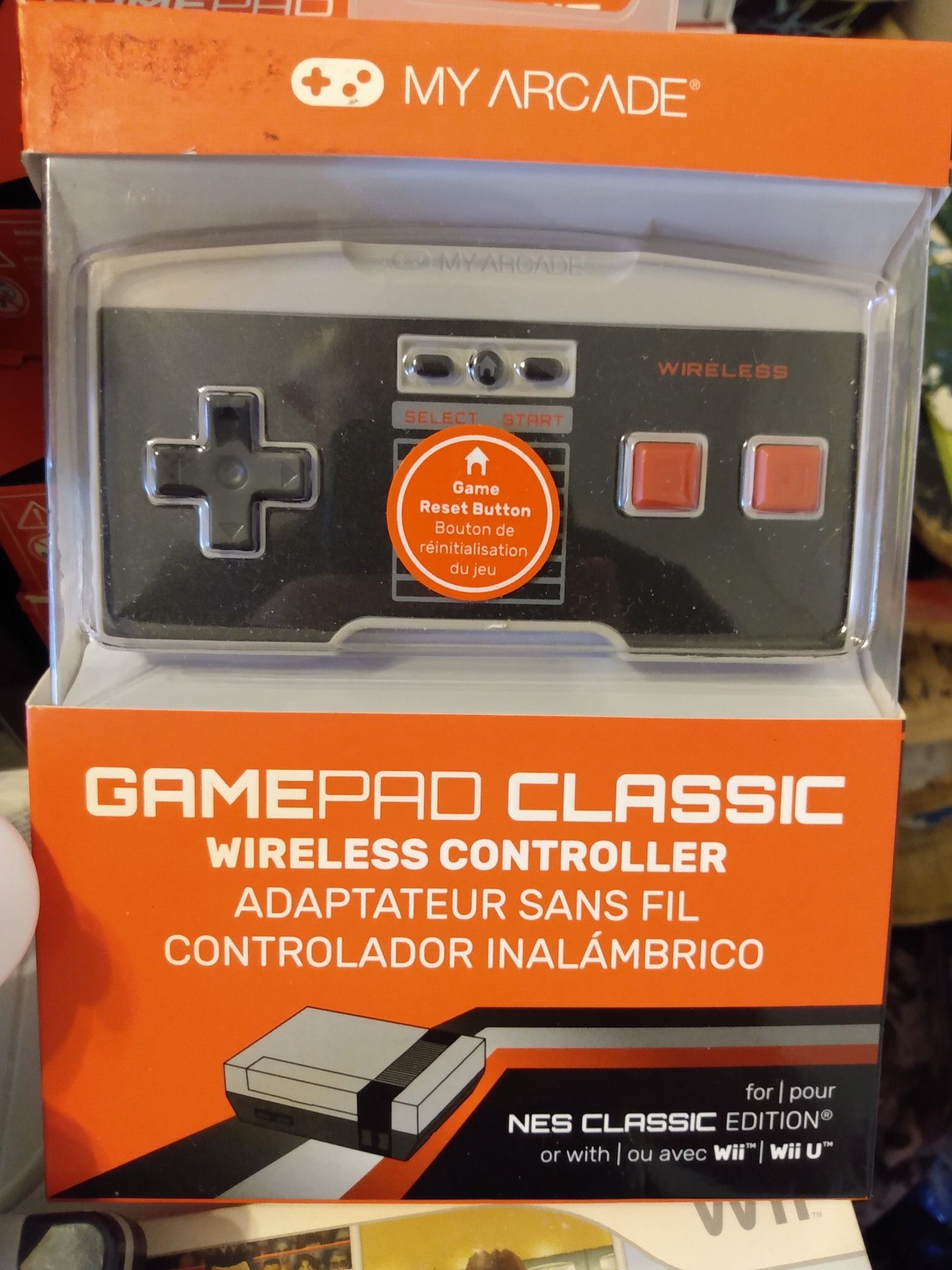 Classic Nintendo Wii & Wii U wireless Controllers