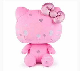 special-edition GUND Sanrio Hello Kitty 50th Anniversary 12" Pink Plush