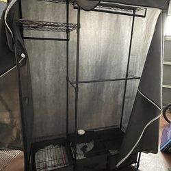 Clothes Rack With Cover 