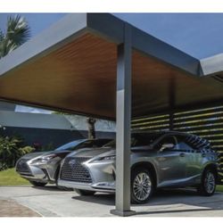 R-CAR™ Luxury Insulated Carport – Custom Aluminum Pergola Style