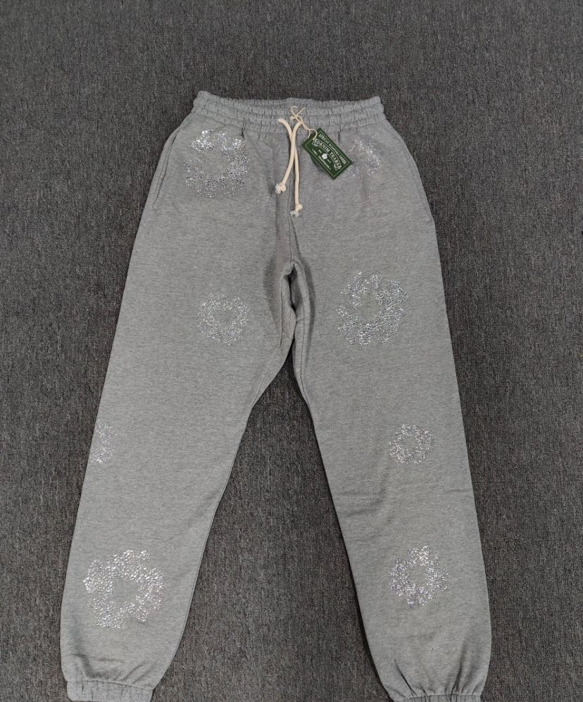 Sparkly Denim Tear Short/Sweats