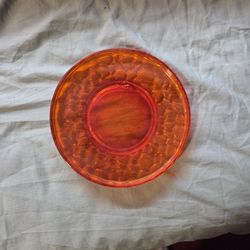 Carnavel Glass Plates Vintage